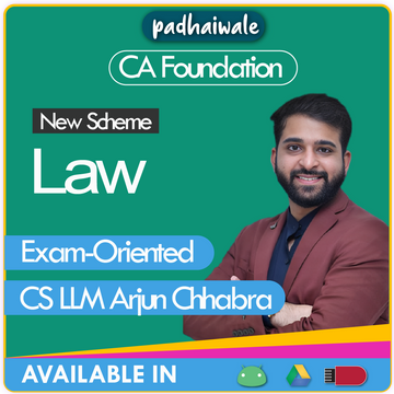 CA Foundation Law Exam-Oriented New Scheme Arjun Chhabra