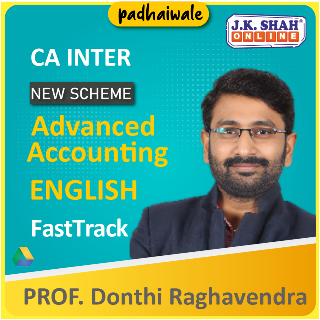 CA Inter Advanced Accounting English FastTrack New Scheme Donthi Raghavendra