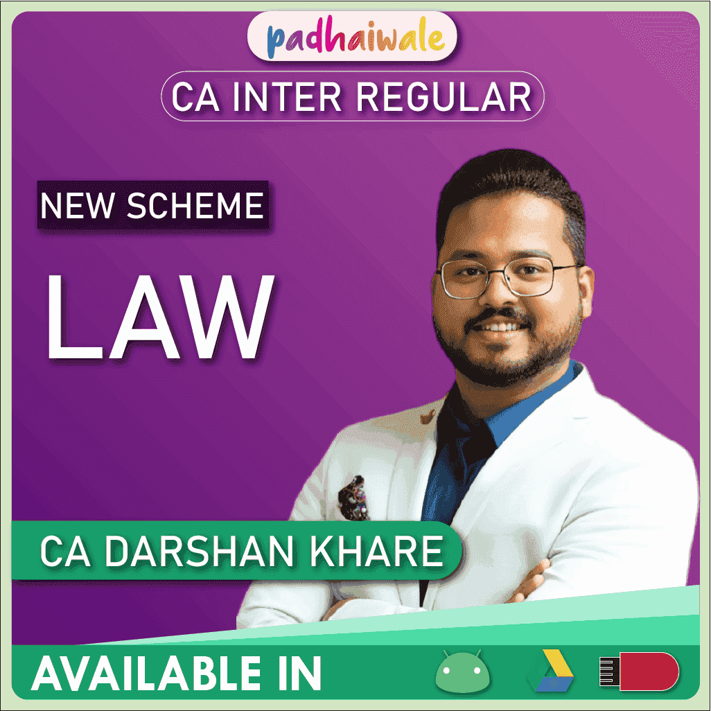 CA Inter Law Regular Batch New Scheme by CA Darshan Khare