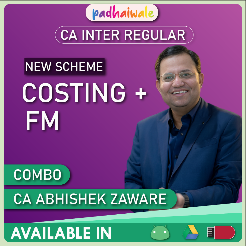 CA Inter Costing + FM Combo New Scheme Abhishek Zaware