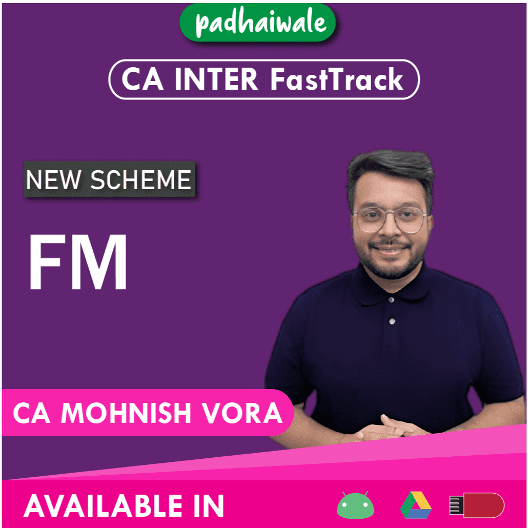 CA Inter FM FastTrack Batch by CA Mohnish Vora