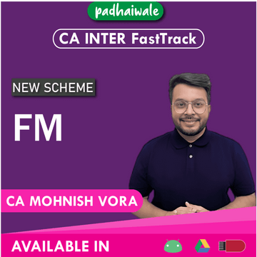 CA Inter FM FastTrack Batch by CA Mohnish Vora