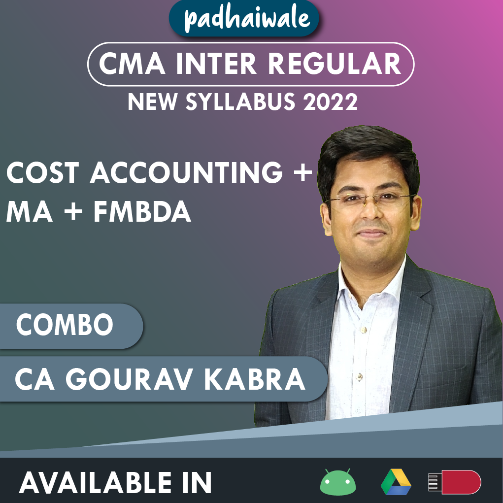 CMA Inter Cost Accounting Gourav Kabra