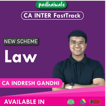 CA Inter Law FastTrack Batch by CA Indresh Gandhi