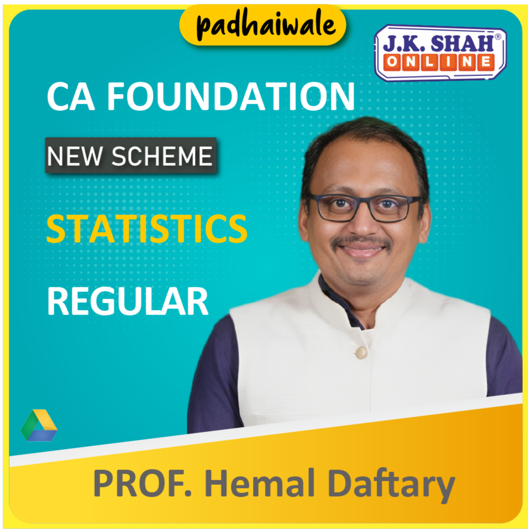 CA Foundation Statistics New Scheme Hemal Daftary