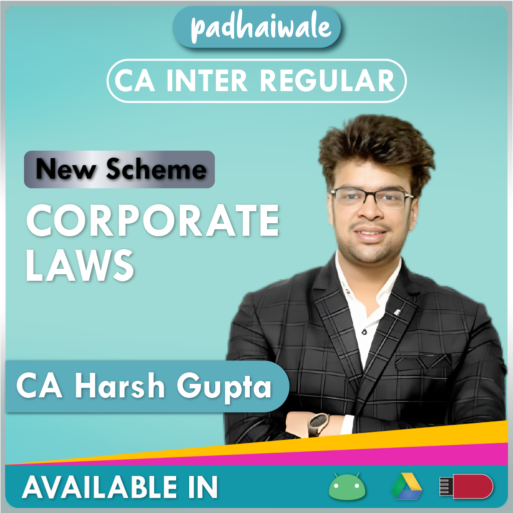 CA Inter Law New Scheme Harsh Gupta