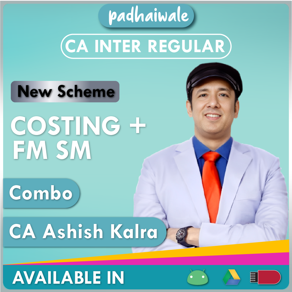 CA Inter Costing + FM SM Combo New Scheme Ashish Kalra