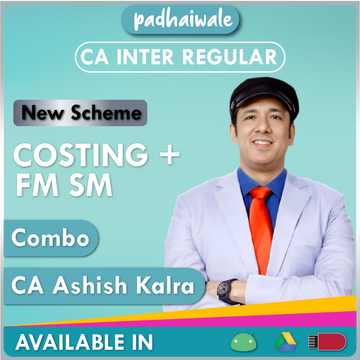 CA Inter Costing + FM SM Combo New Scheme Ashish Kalra