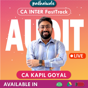 CA Inter Audit Live FastTrack New Scheme Kapil Goyal