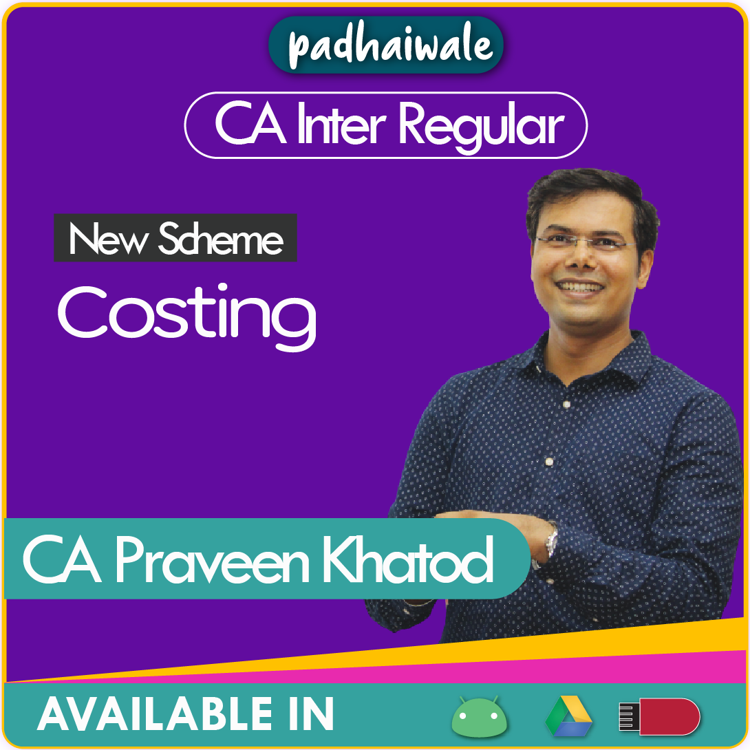 CA Inter Costing New Scheme Praveen Khatod