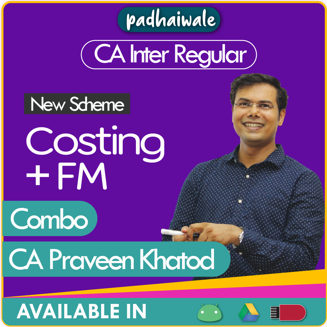 CA Inter Costing + FM Combo New Scheme Praveen Khatod