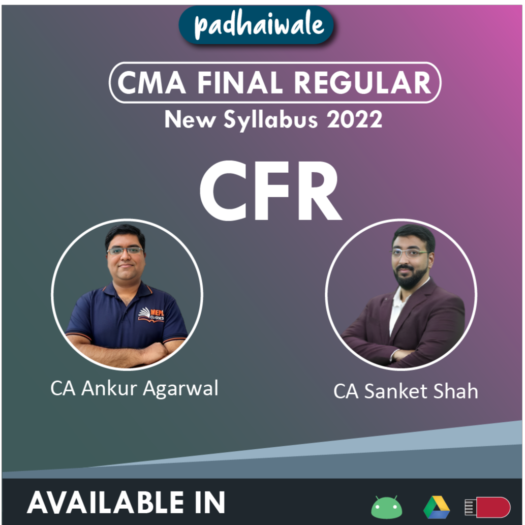 CMA Final Corporate Financial Reporting Ankur Agarwal Sanket Shah