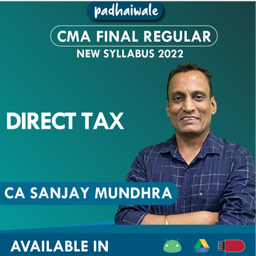 CMA Final Direct Tax New Syllabus Sanjay Mundhra