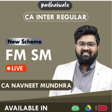 CA Inter FM SM Regular Batch New Scheme by CA Navneet Mundhra