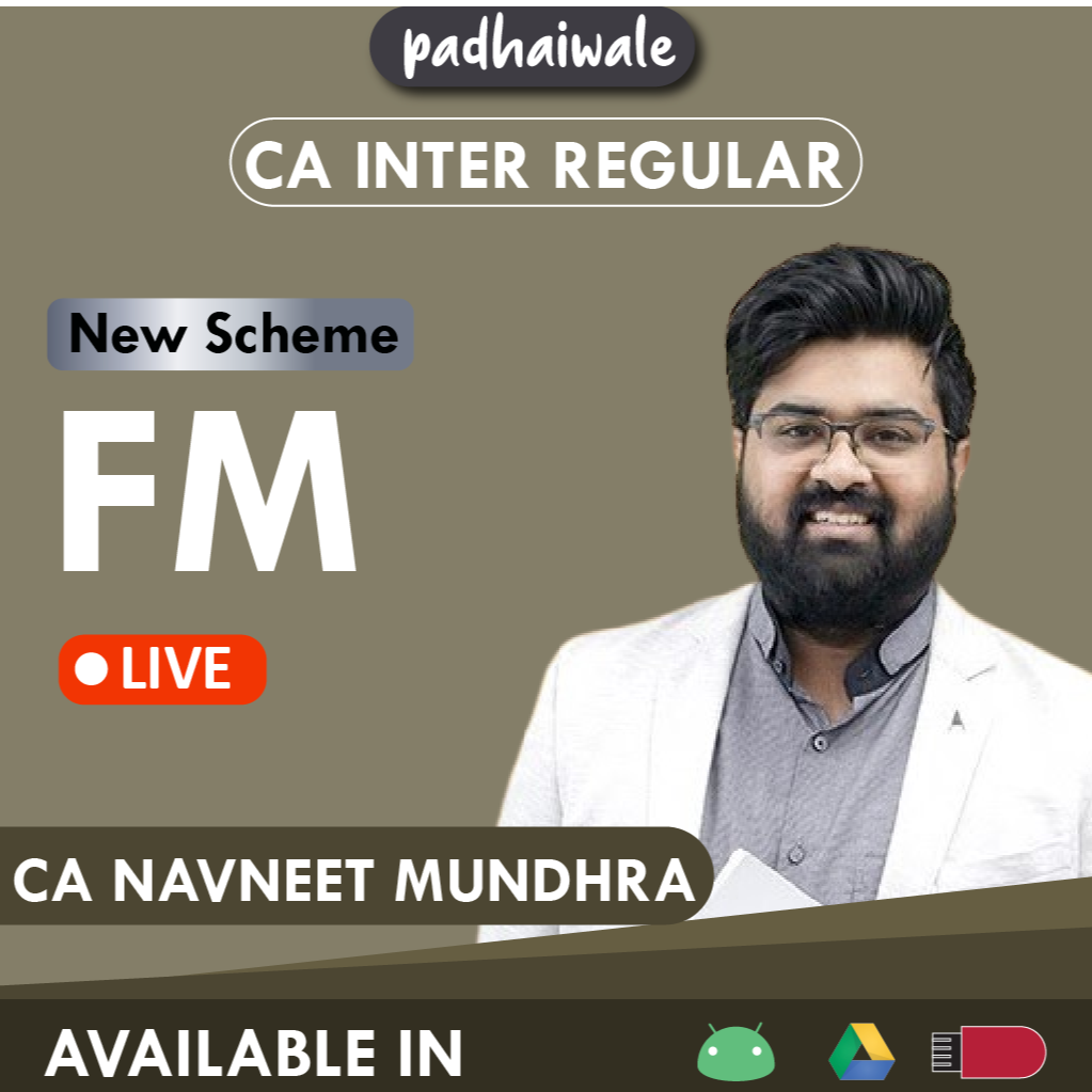 CA Inter FM Regular Batch New Scheme by CA Navneet Mundhra