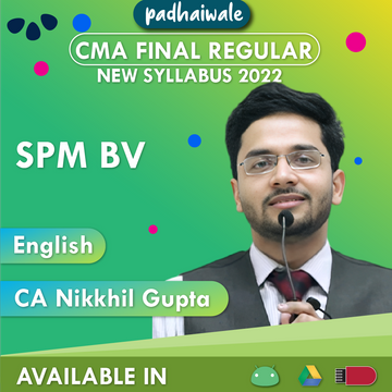 CMA Final SPMBV English nikhil gupta