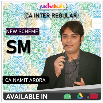 CA Inter SM New Scheme Namit Arora