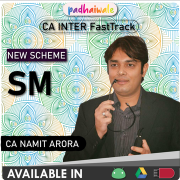 CA Inter SM FastTrack Pre-Booking New Scheme Namit Arora