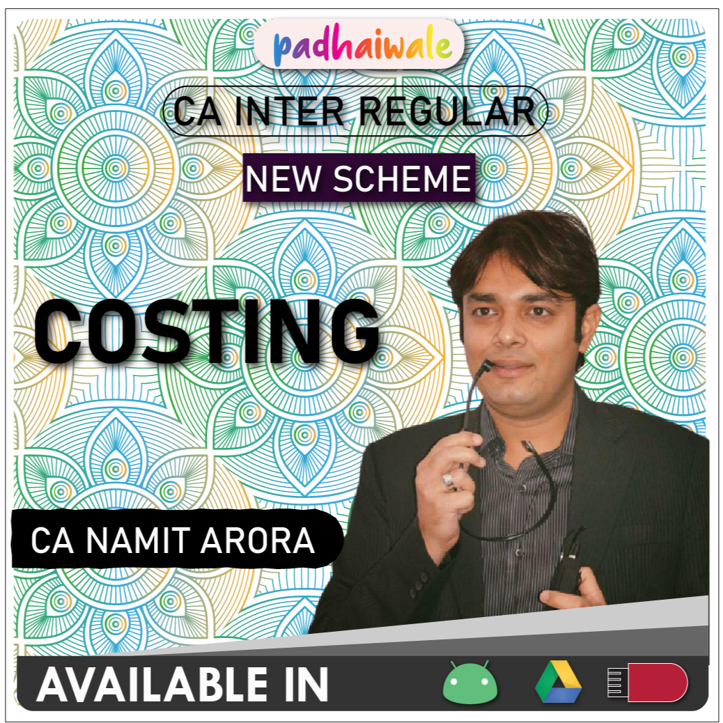 CA Inter Costing New Scheme Namit Arora