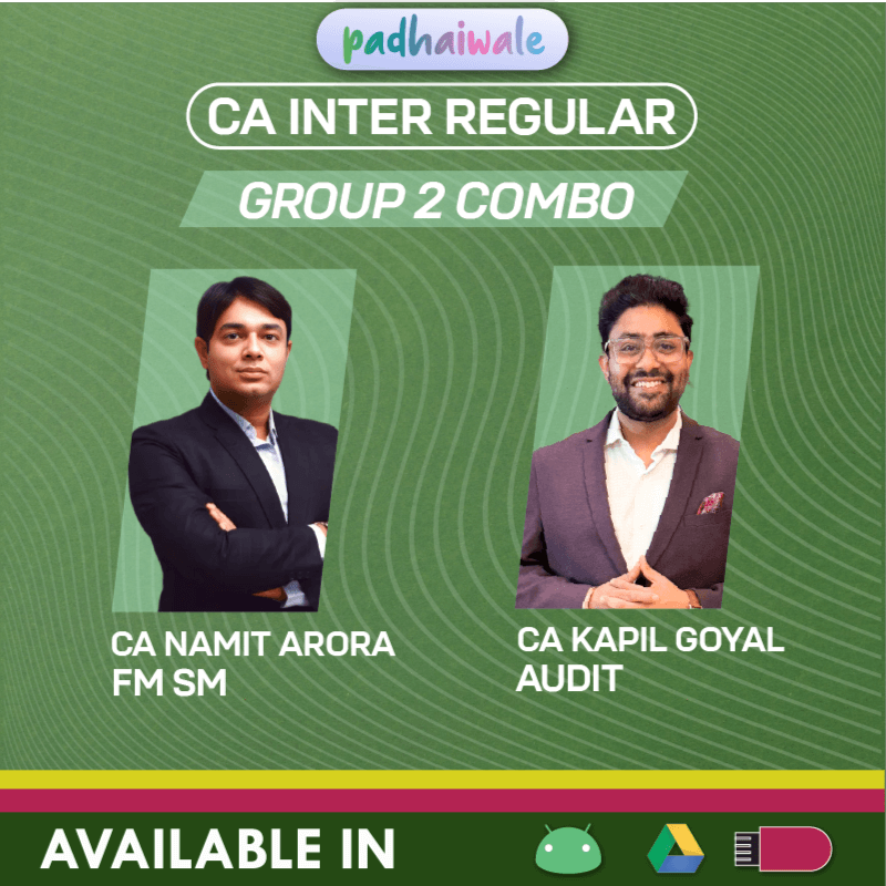 CA Inter Audit + FM SM Combo Regular Batch by CA Kapil Goyal & CA Namit Arora