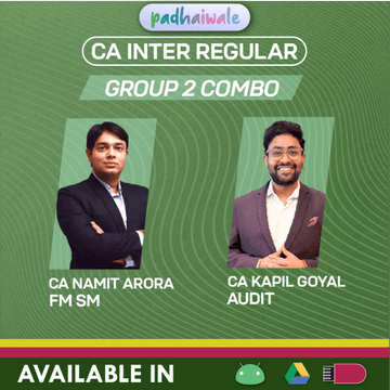 CA Inter Audit + FM SM Combo Regular Batch by CA Kapil Goyal & CA Namit Arora