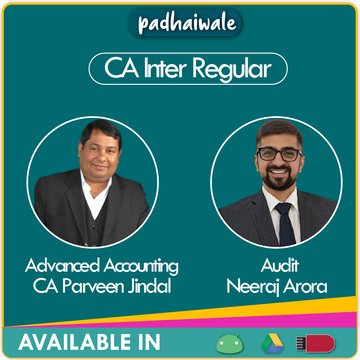 CA Inter Advanced Accounting + Audit Combo New Scheme Parveen Jindal Neeraj Arora