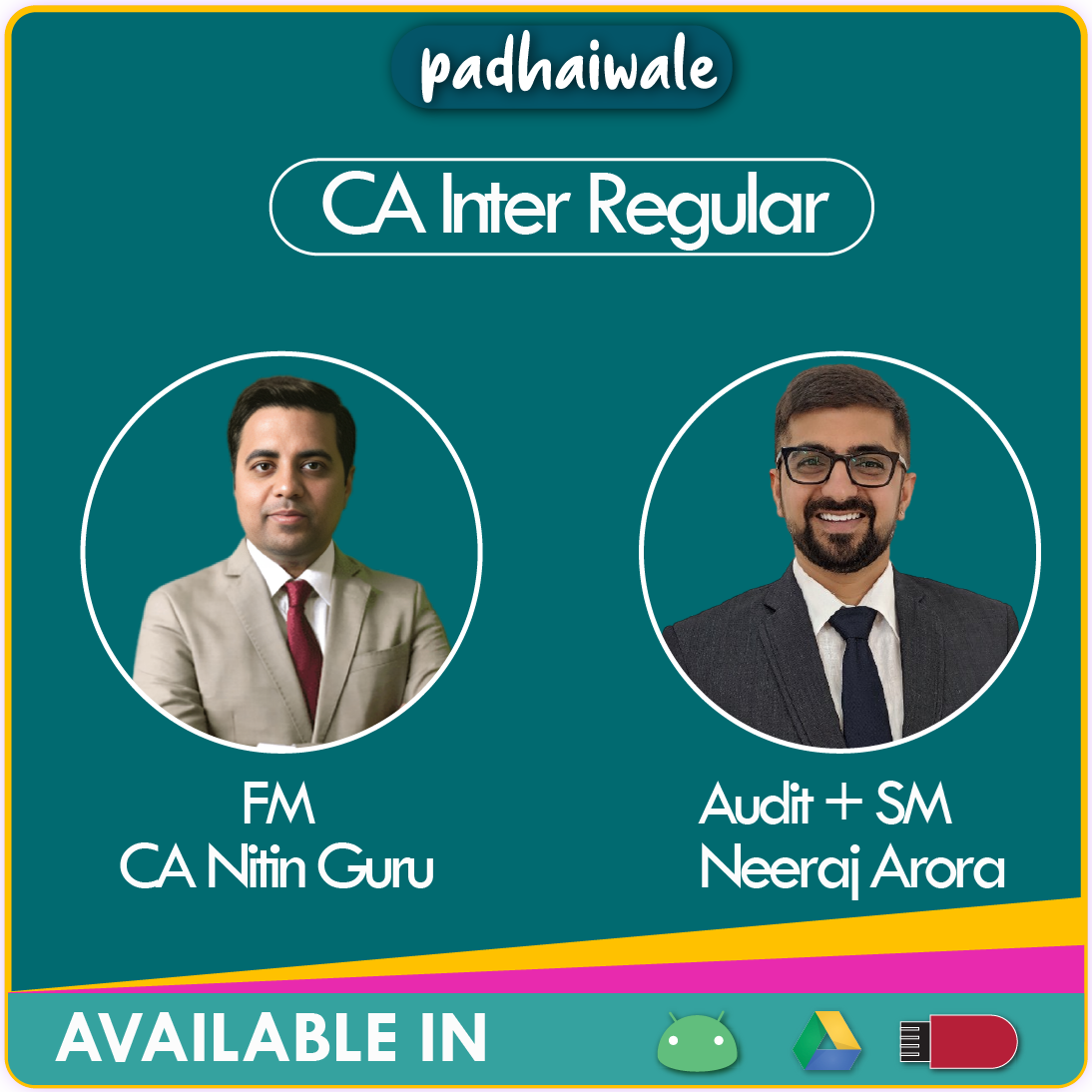 CA Inter Audit + FM SM Combo New Scheme Neeraj Arora Nitin Guru