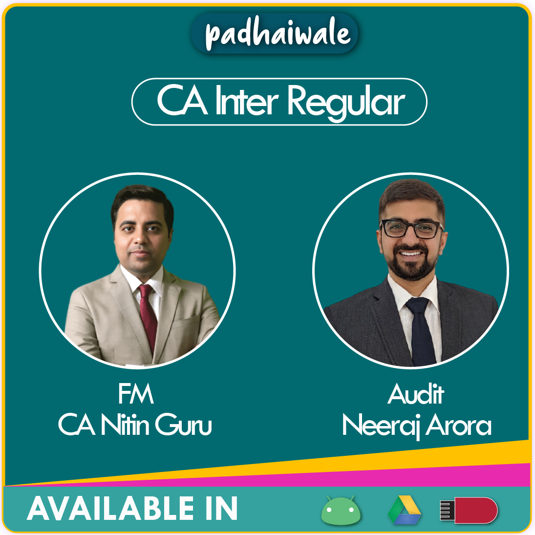 CA Inter Audit + FM Combo New Scheme Neeraj Arora Nitin Guru