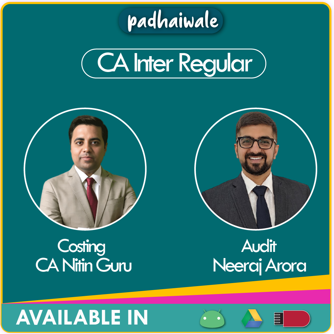 CA Inter Costing + Audit Combo New Scheme Neeraj Arora Nitin Guru 