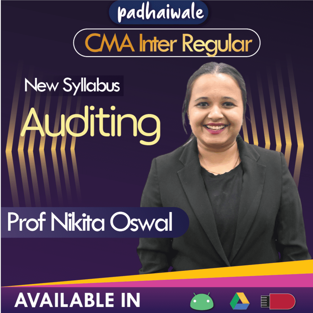 CMA Inter Auditing Nikita Oswal