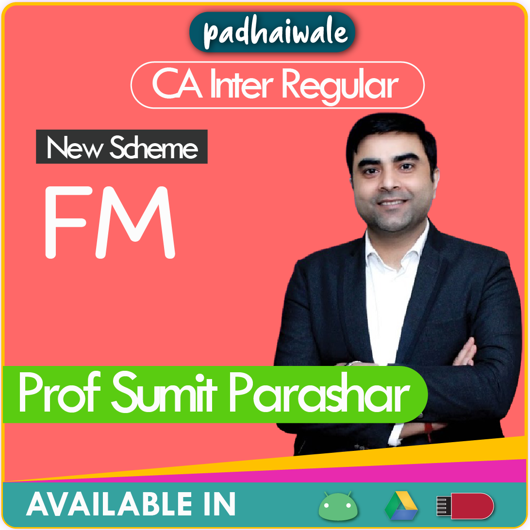 CA Inter FM New Scheme Sumit Parashar