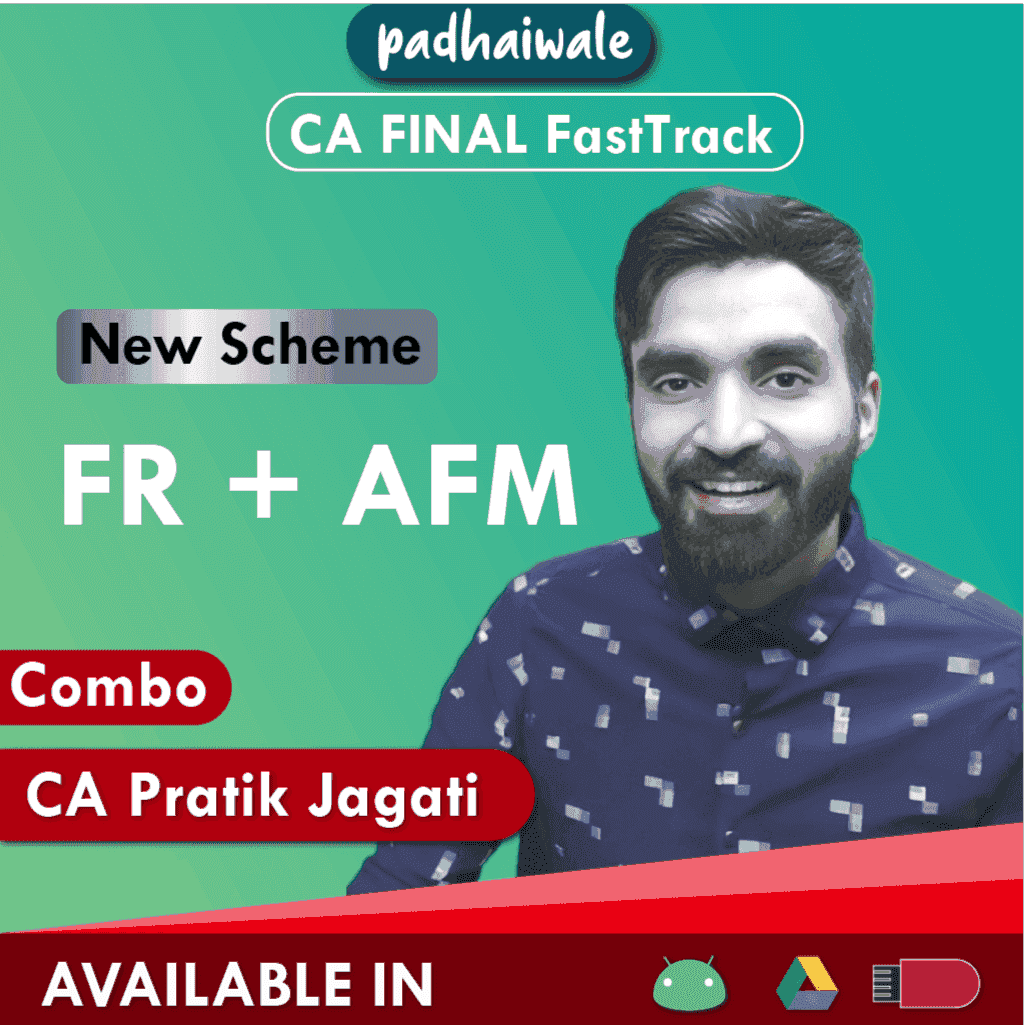 CA Final FR + AFM Combo FastTrack Batch by CA Pratik Jagati