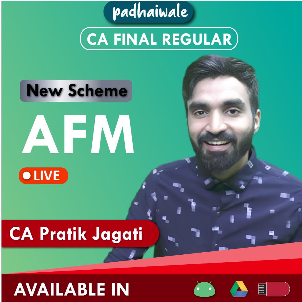 CA Final AFM Live New Scheme Pratik Jagati