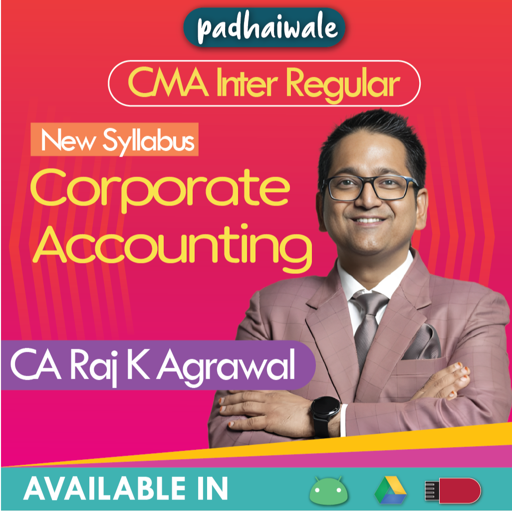 CMA Inter Corporate Accounting Raj K Agrawal