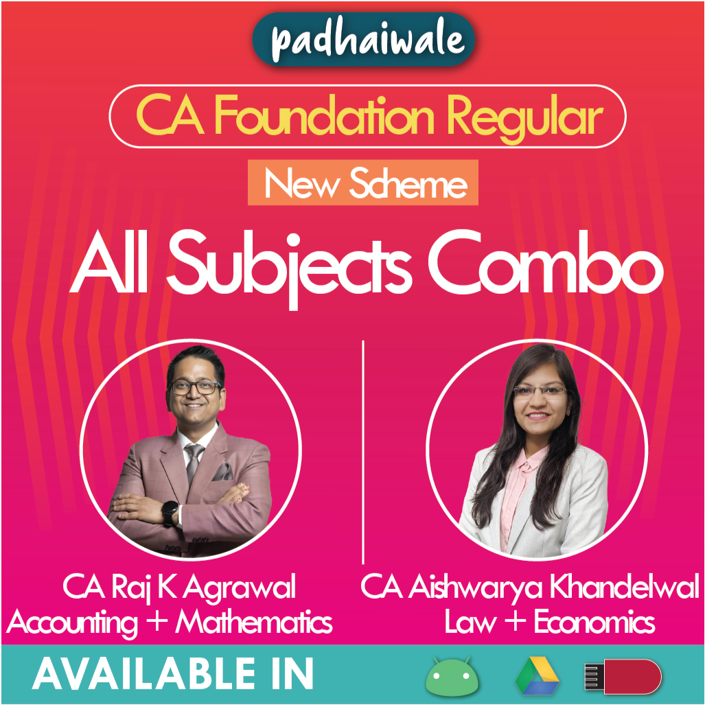 CA Foundation All Subjects Combo New Scheme Raj K Agrawal Aishwarya Khandelwal