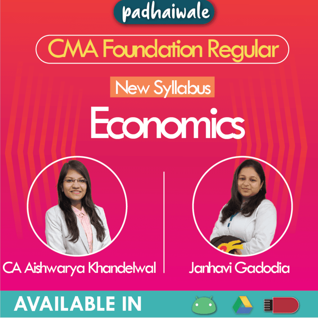 CMA Foundation Business Economics and Management Regular Batch by CA Aishwarya Khandelwal and Janhavi Gadodia