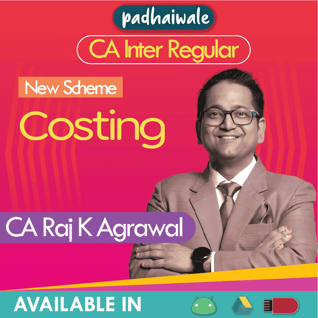 CA Inter Costing Regular Batch New Scheme by CA Raj K Agrawal