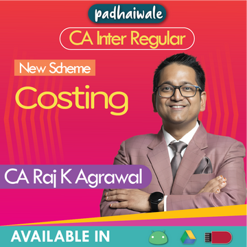 CA Inter Costing New Scheme Raj K Agrawal