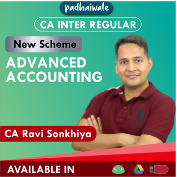 CA Inter Advanced Accounting New Scheme Ravi Sonkhiya