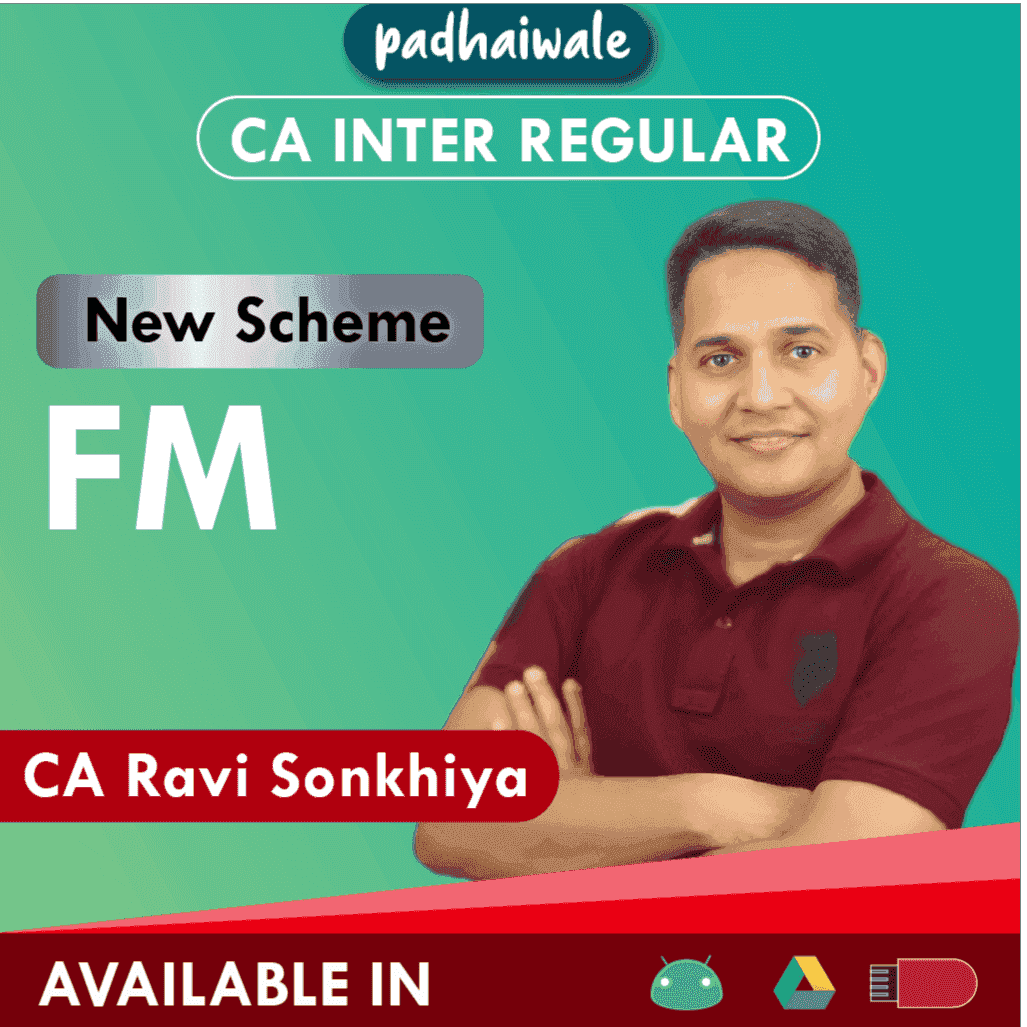 CA Inter FM Regular Batch New Scheme by CA Ravi Sonkhiya