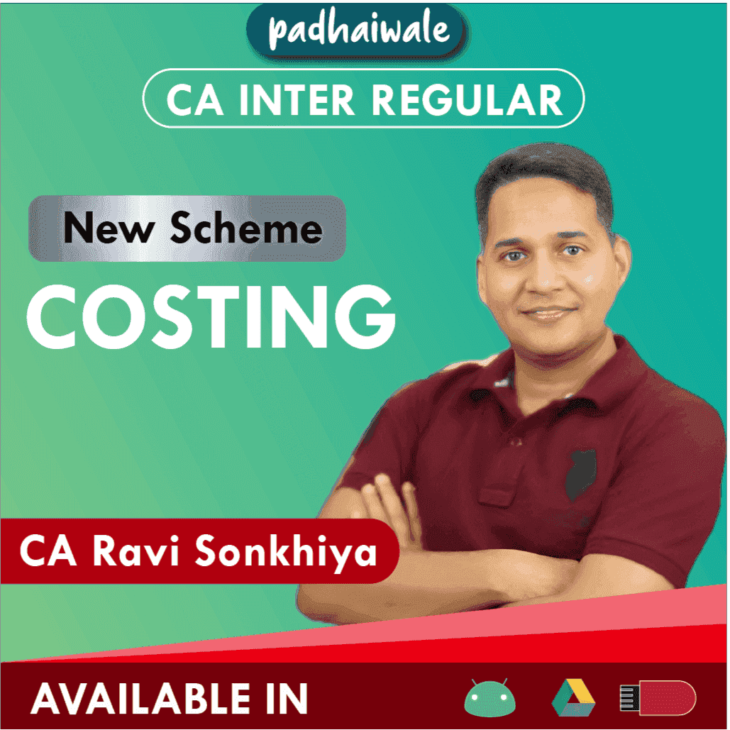 CA Inter Costing Regular Batch New Scheme by CA Ravi Sonkhiya