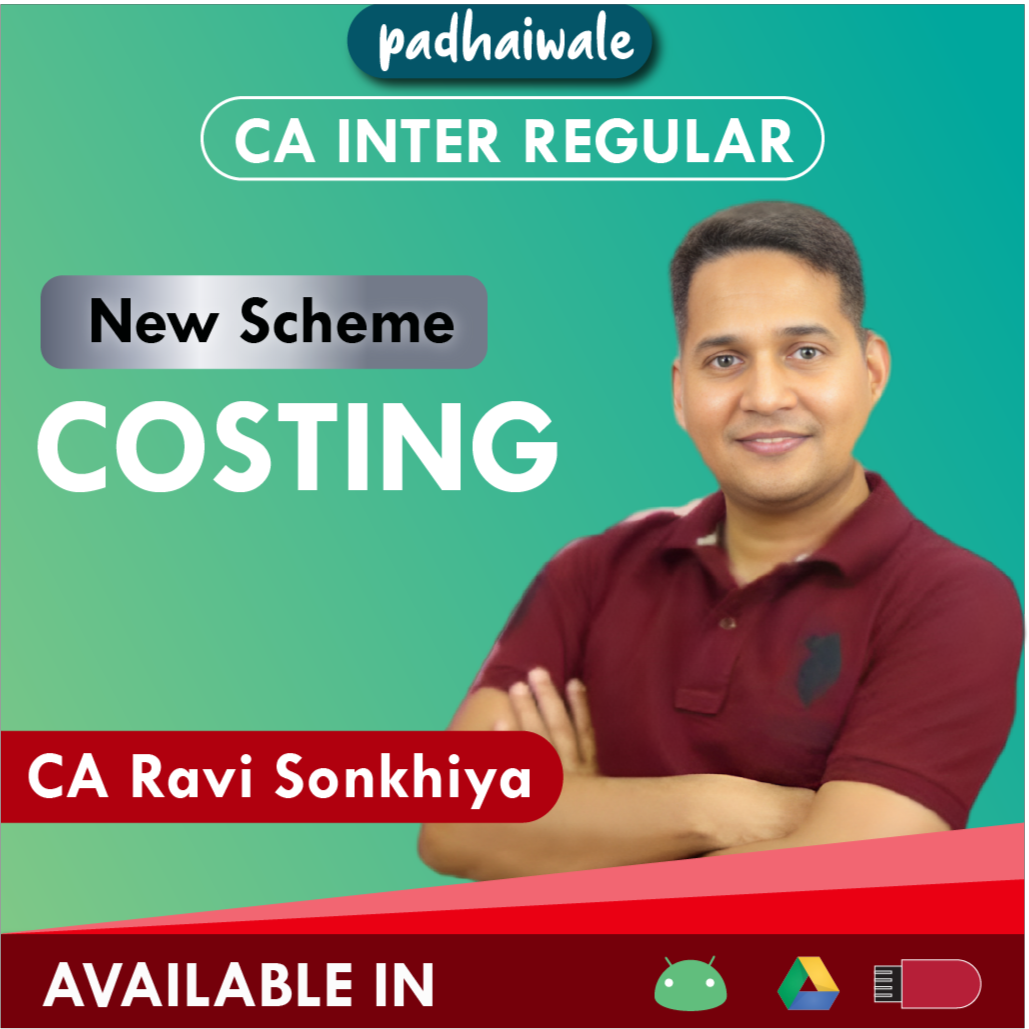 CA Inter Costing New Scheme Ravi Sonkhiya