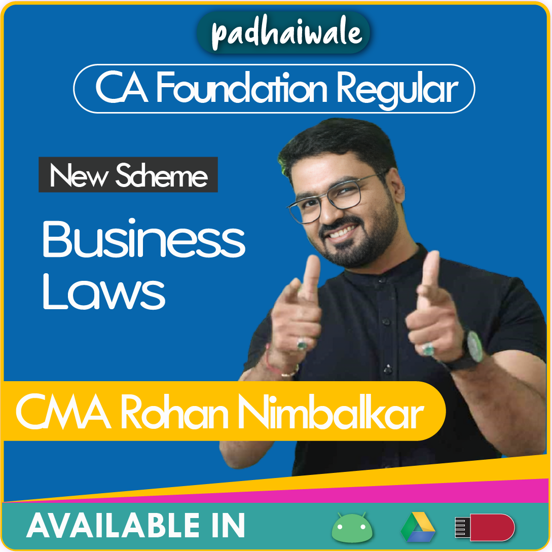 CA Foundation Business Laws New Scheme Rohan Nimbalkar