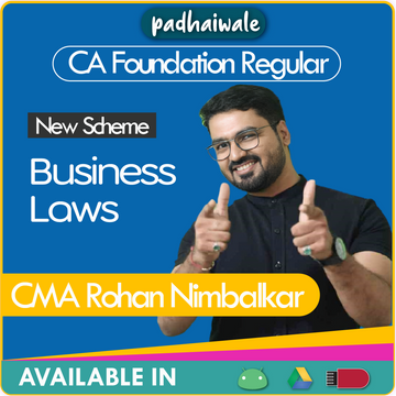 CA Foundation Business Laws New Scheme Rohan Nimbalkar