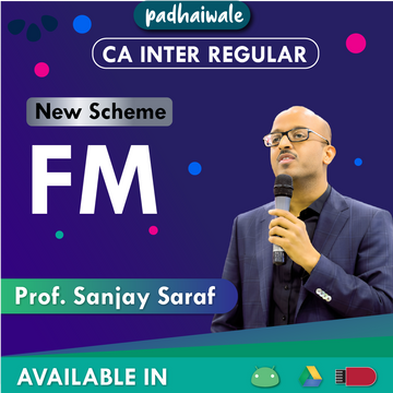 CA Inter FM New Scheme Sanjay Saraf