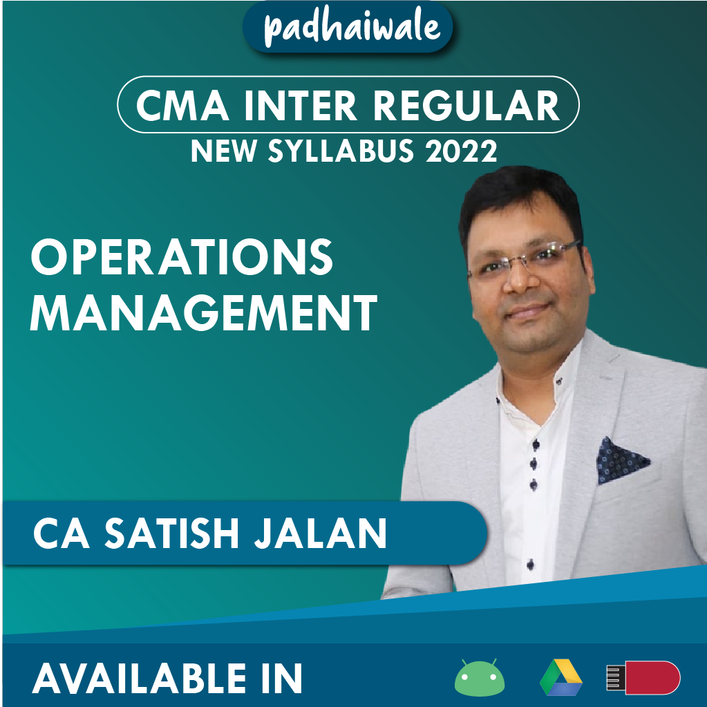 Operations Management CMA Inter satish jalan