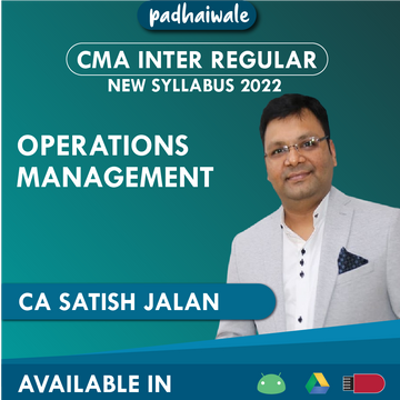 Operations Management CMA Inter satish jalan