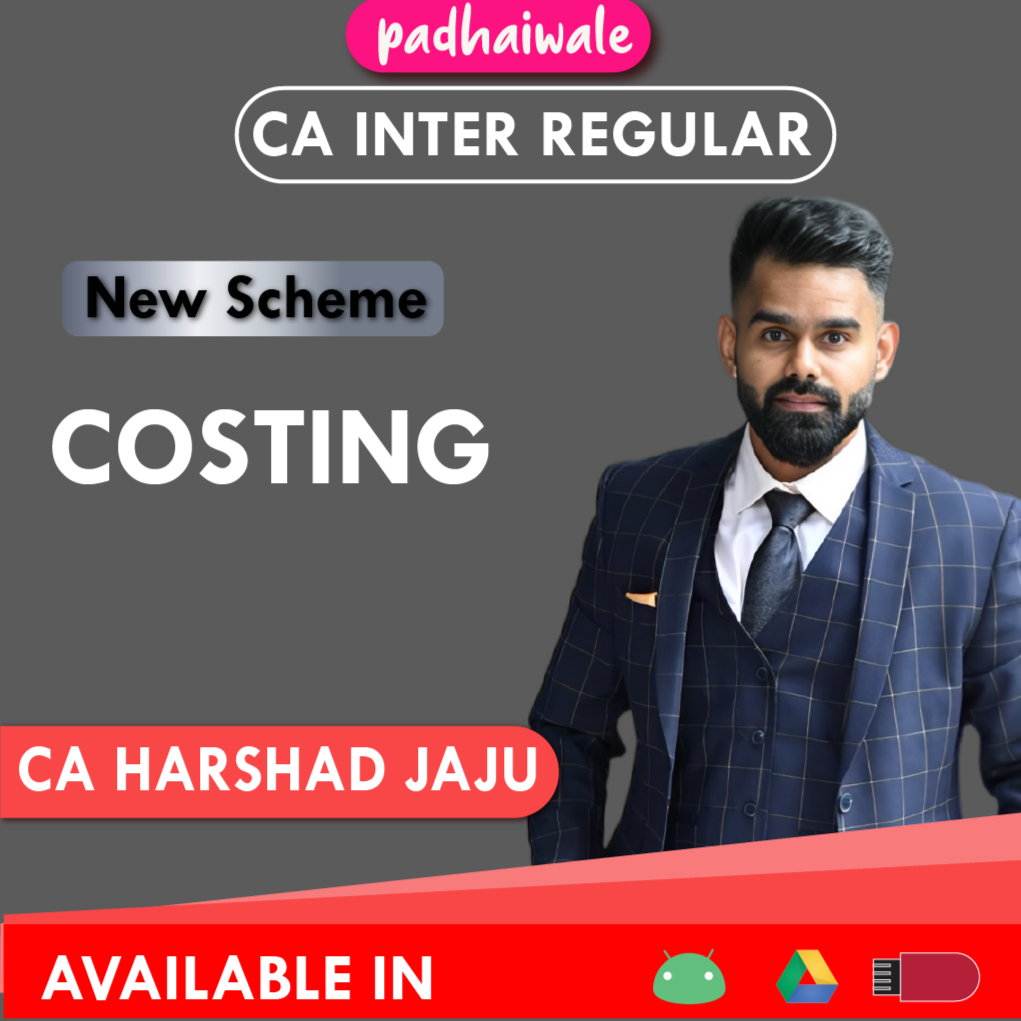 CA Inter Costing New Scheme Harshad Jaju