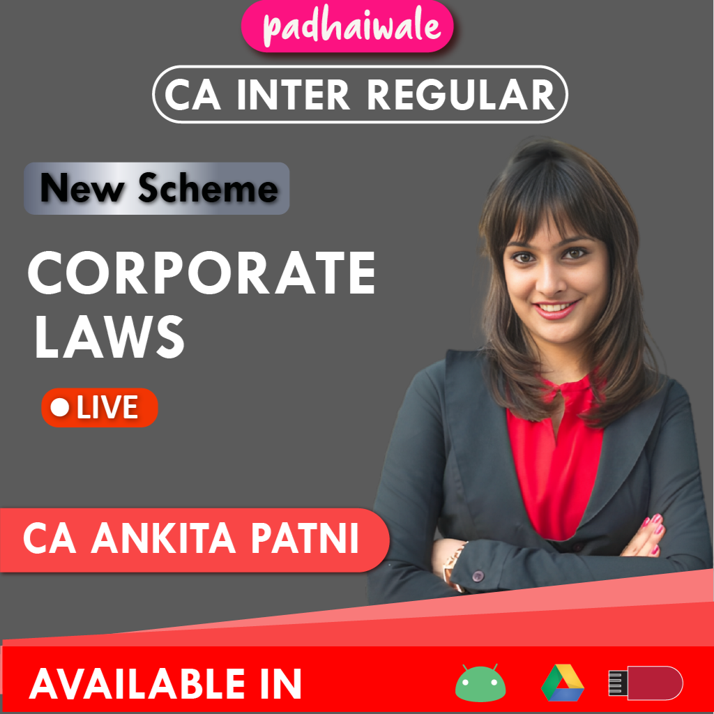 CA Inter Law Regular Live Batch by CA Ankita Patni