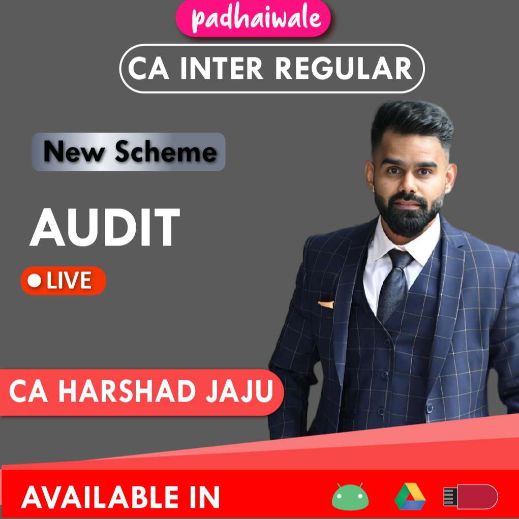 CA Inter Audit Regular Live Batch by CA Harshad Jaju